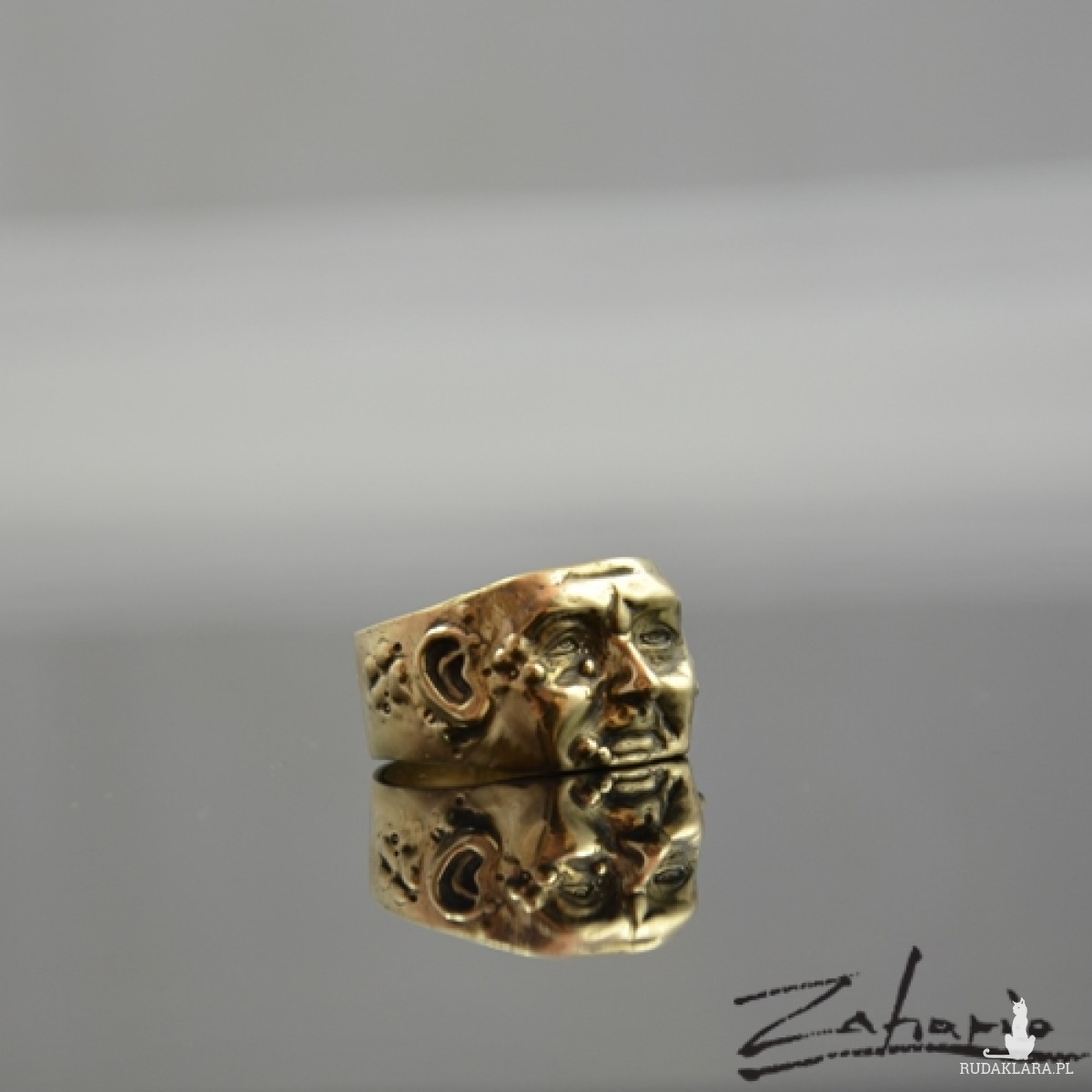 Pierścień Zaraza Brąz Zahario